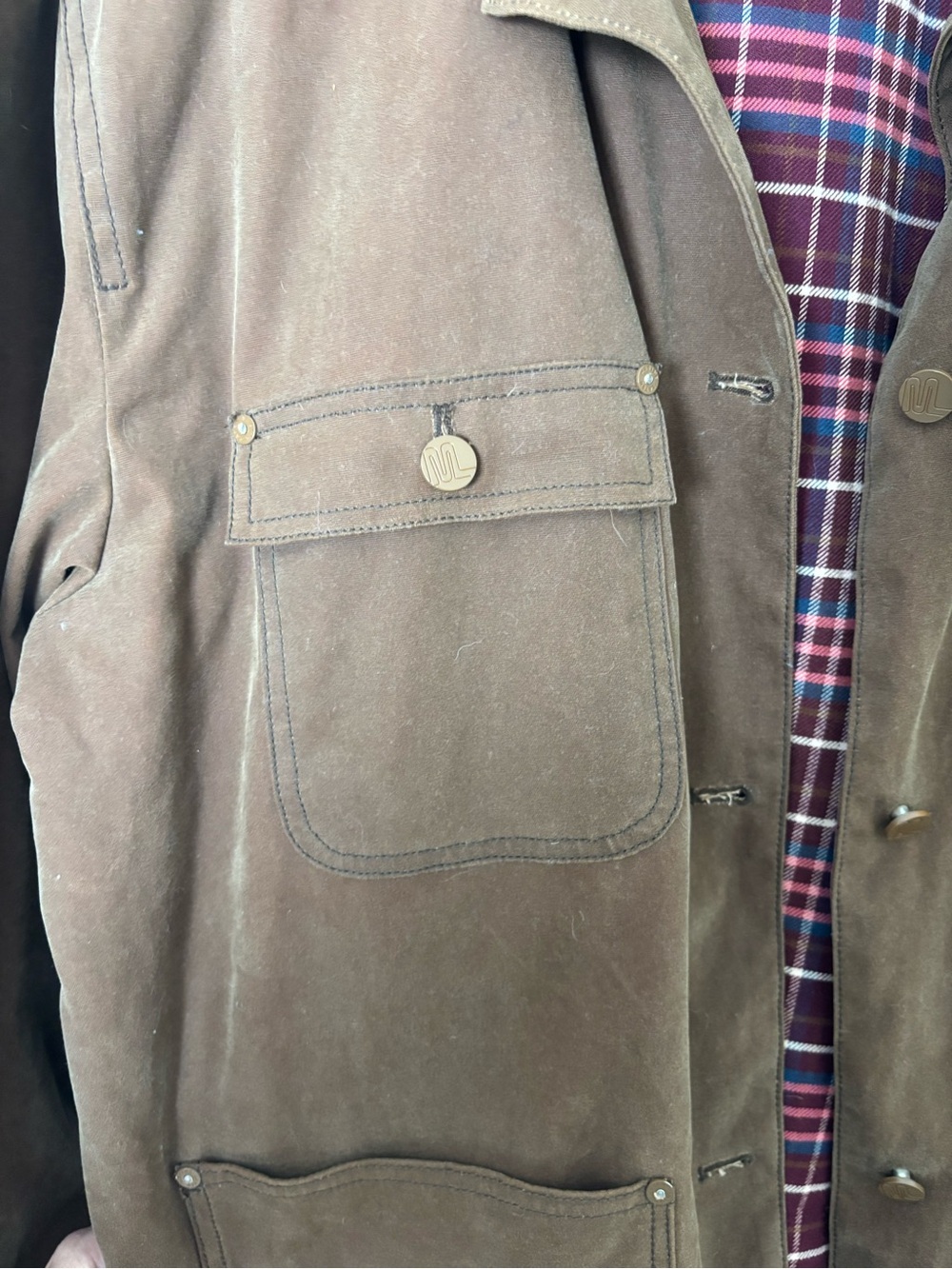 Marine Layer barn jacket lined Large - Picture 5 of 7